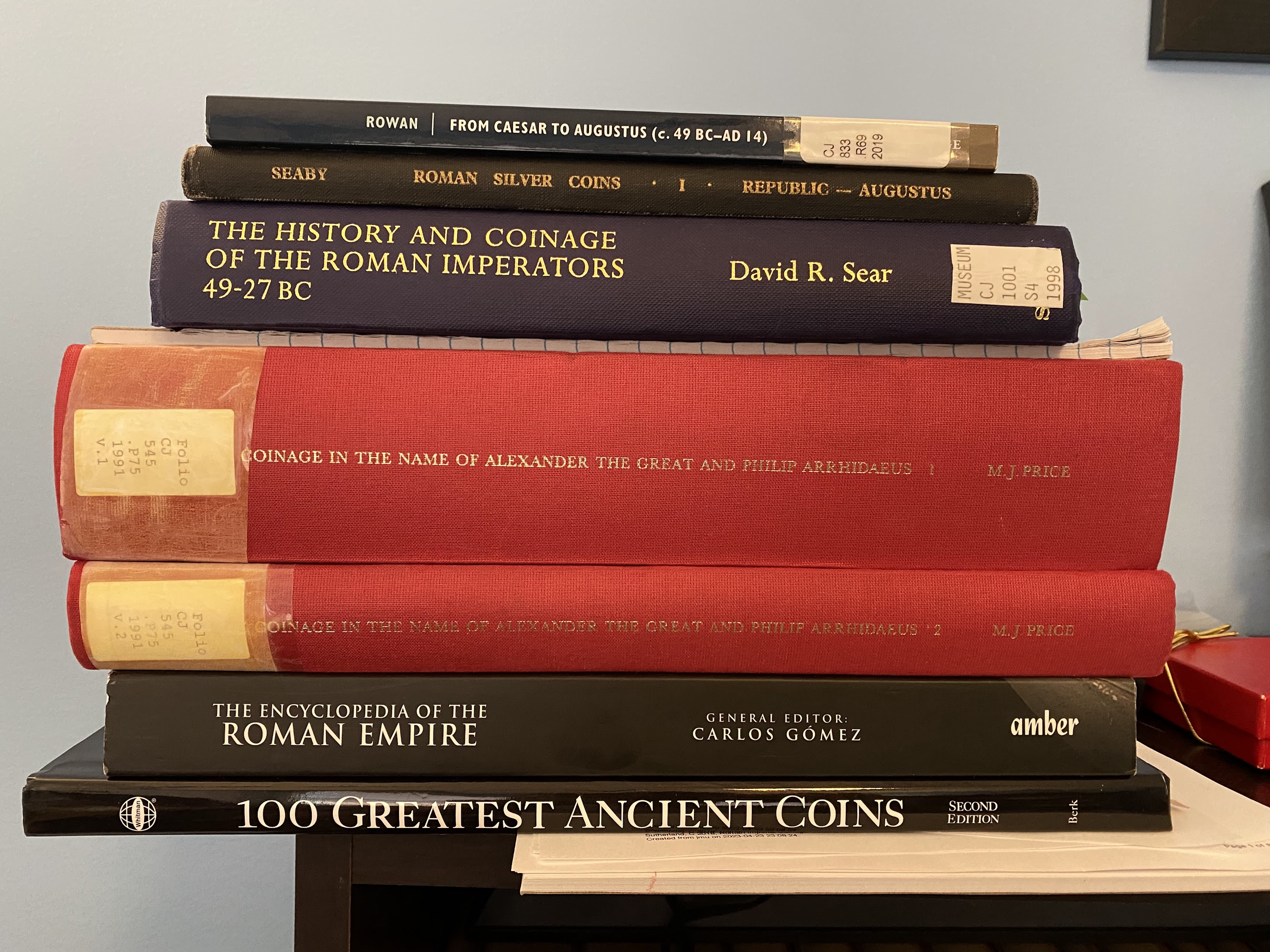 Various reference books